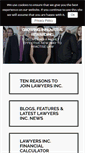 Mobile Screenshot of lawyersinc.org